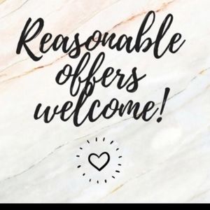 Reasonable offers welcome.